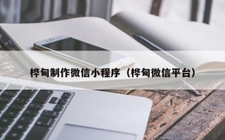 资阳桦甸制作微信小程序（桦甸微信平台）